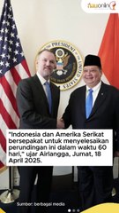 Indonesia-AS Trade Negotiations Set to Conclude in 60 Days 🇮🇩🤝