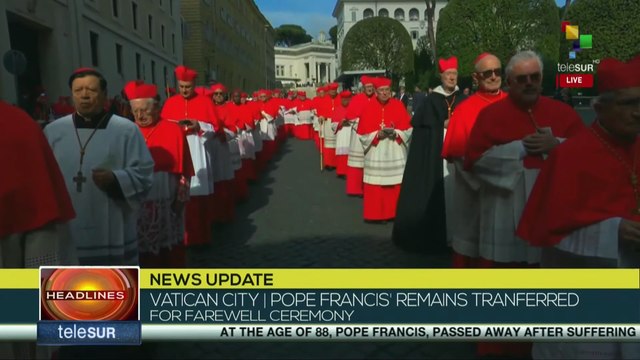 Vatican City | Pope Francis’ mortal remains are transferred to St. Peter’s Basilica