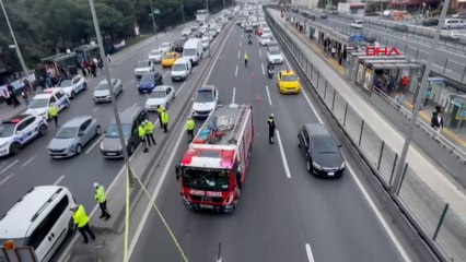 Bakırköy'de motosiklet tankere çarptı: 1 ölü