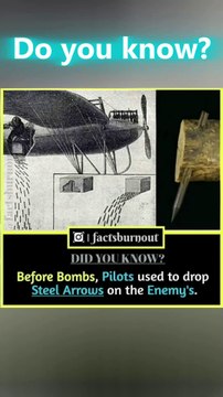 Before Bombs: Pilots Dropped Steel Arrows From the Sky! ✈️⚔️