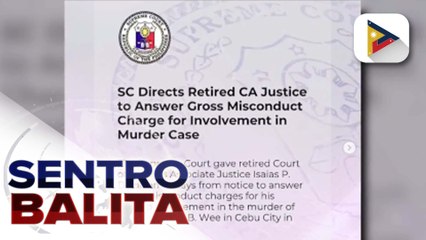 Retired Court of Appeals associate justice Dicdican, sinampahan na ng gross misconduct charges ng SC