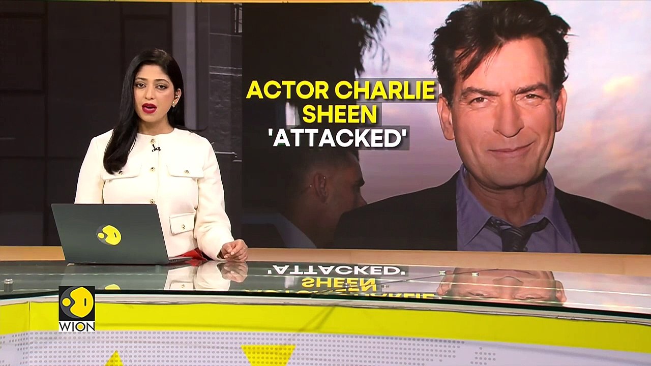 Who attacked Hollywood actor Charlie Sheen?