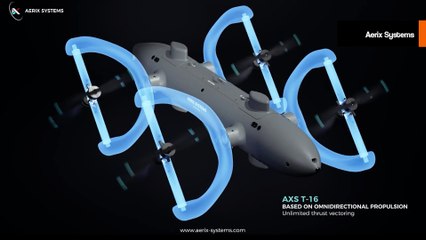 شركة Aerix Systems تكشف عن طائرة مسيّرة مدمجة وعالية المناورة بمحرك قابل لإعادة التوجيه