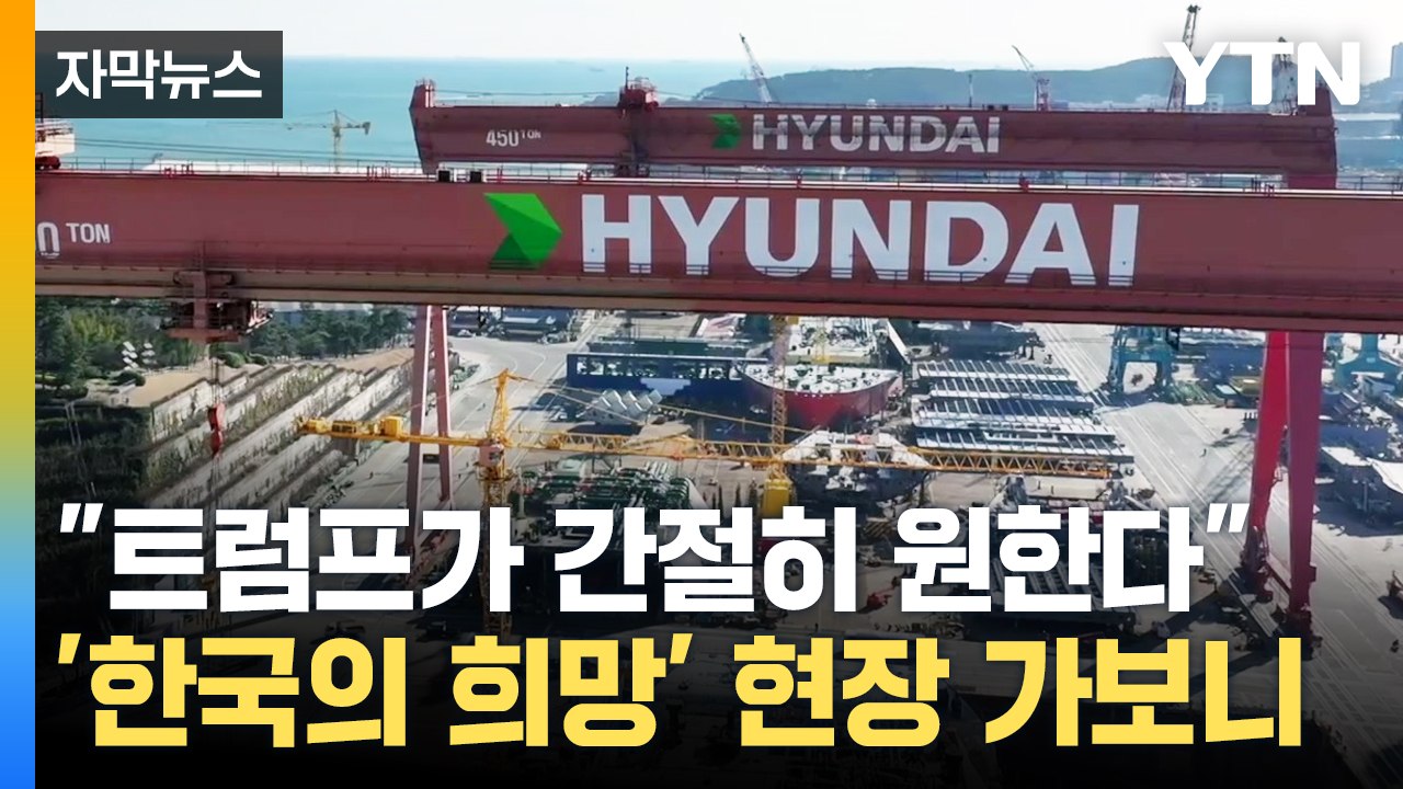 [자막뉴스] "미국엔 없는 능력"...트럼프가 한국에 간절히 원하는 '이 분야' / YTN