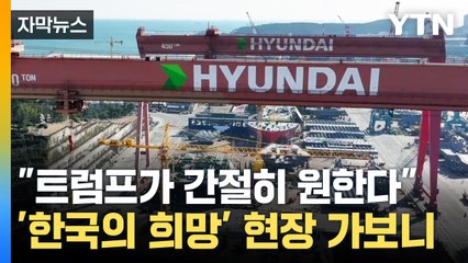 [자막뉴스] "미국엔 없는 능력"...트럼프가 한국에 간절히 원하는 '이 분야' / YTN