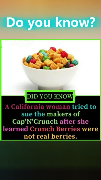 California Woman Tries to Sue Cap’n Crunch Over “Fake” Crunch Berries! 😲🍇