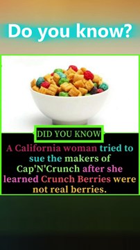 California Woman Tries to Sue Cap’n Crunch Over “Fake” Crunch Berries! 😲🍇