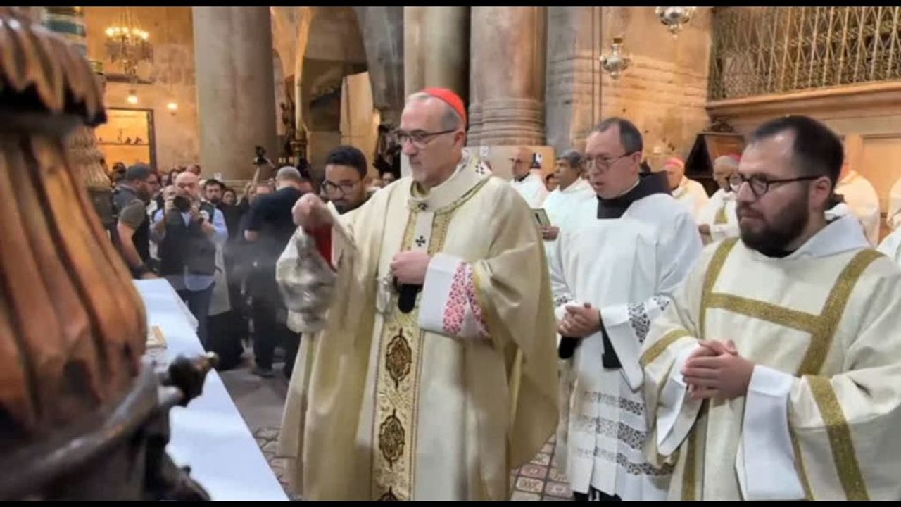 Papa, a Gerusalemme messa di requiem nella Chiesa del Santo Sepolcro