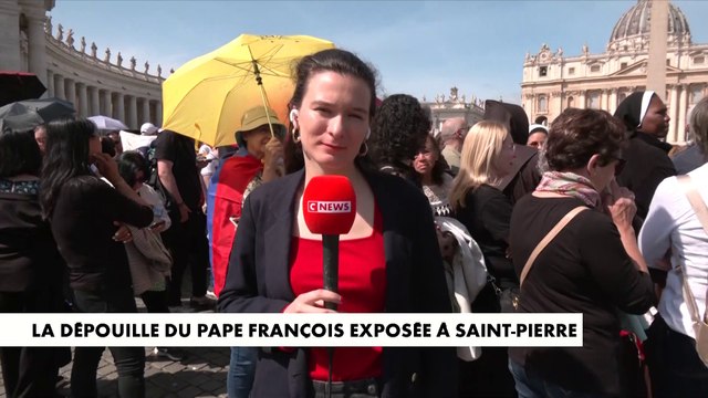 La dépouille du pape François exposée à Saint-Pierre