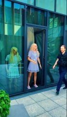 Pretending To Be A Mannequin Was Genius! She Escaped The Police! 😲 #funny