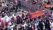 Cerimonia di traslazione della salma di Papa Francesco nella Basilica di San Pietro in Vaticano