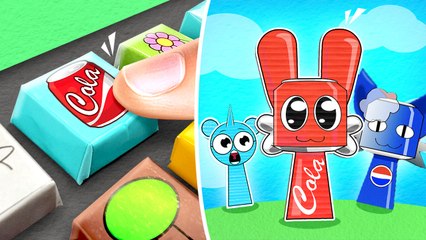 Cola or Pepsi Sprunki? ❤️💙 *Paper And Lego Sprunki Adventures*