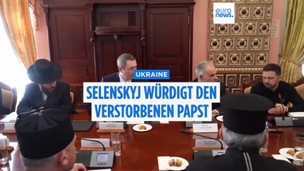 Selenskyj würdigt verstorbenen Papst als einen der "wichtigsten Glaubensführer der Welt"