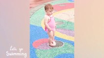 Funny Babies Playing With Water    Baby Outdoor Videos