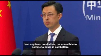 Cina: se Trump vuole accordo su dazi, la smetta con le minacce