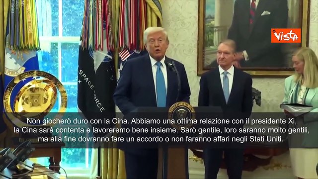 Trump: Ridurrò i dazi alla Cina, ma non a zero