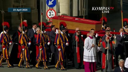 [FULL] Detik-Detik Jenazah Paus Fransiskus Dipindahkan dari Santa Marta ke Basilica St. Petrus