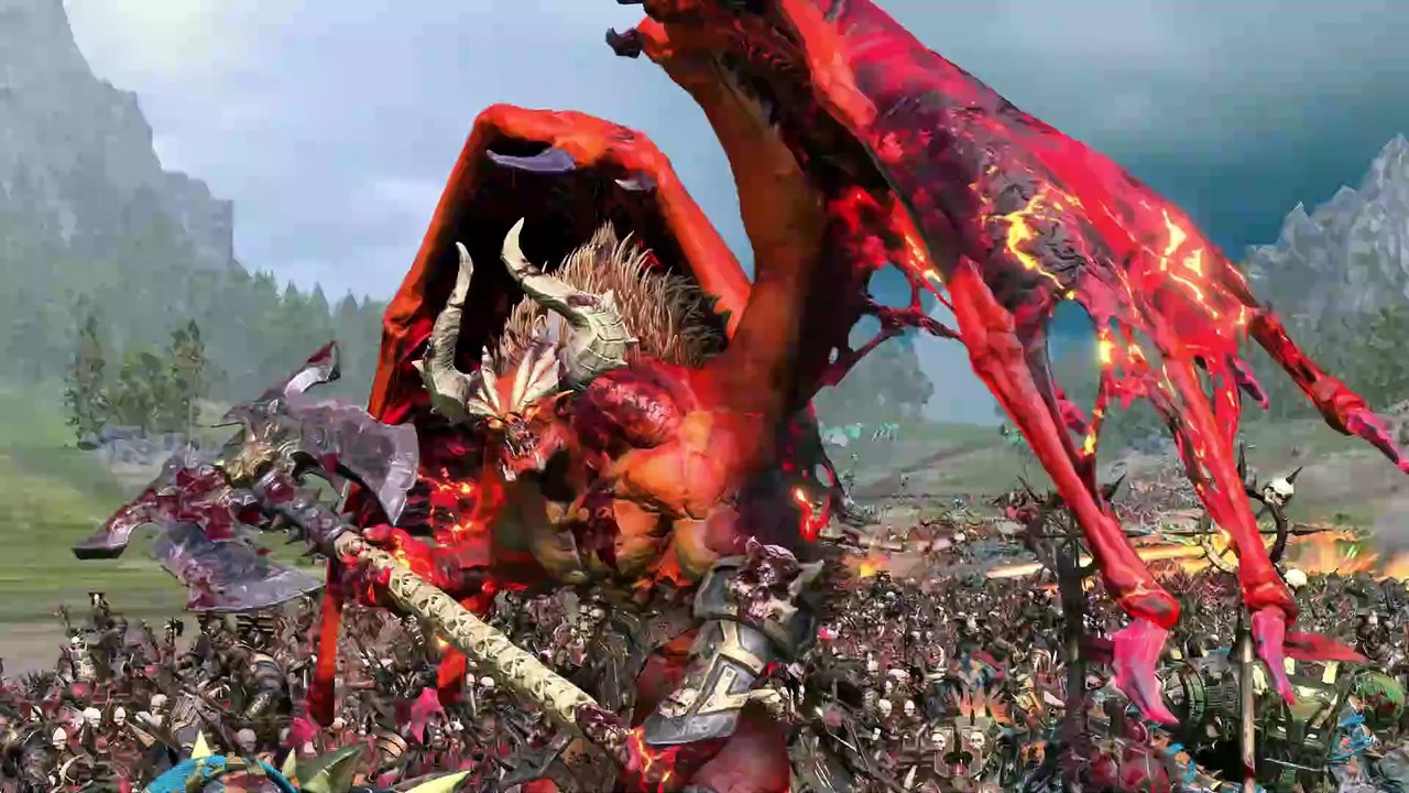 Total War of KHORNE v🗡s LIZARDMEN - Warhammer TotalWar cinematic battle