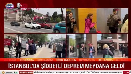 İstanbul'da şiddetli deprem!