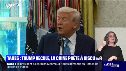 Donald Trump compte "baisser de façon substantielle" les droits de douane contre la Chine, qui de son côté est prête à discuter
