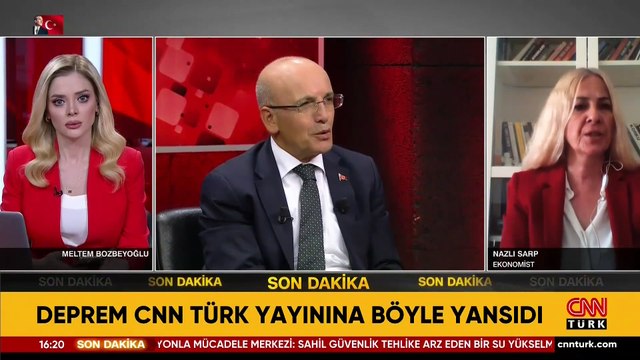 SON DAKİKA HABERİ: CNN TÜRK canlı yayınında İstanbul'da deprem anı | Video Haber