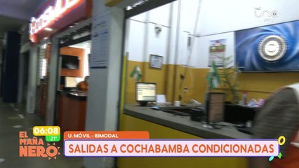 Scz salidas condicionadas a Cochabamba