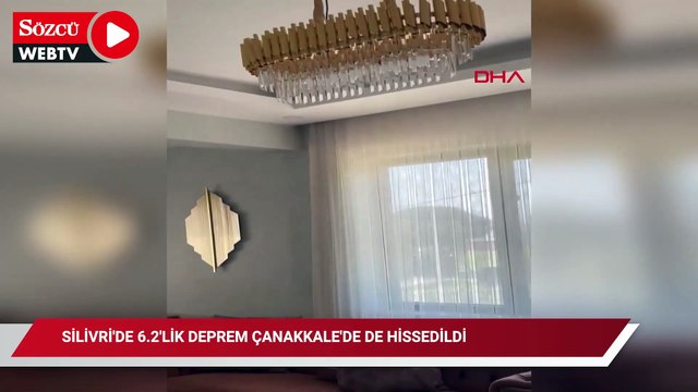Silivri'de 6.2'lik deprem Çanakkale'de de hissedildi