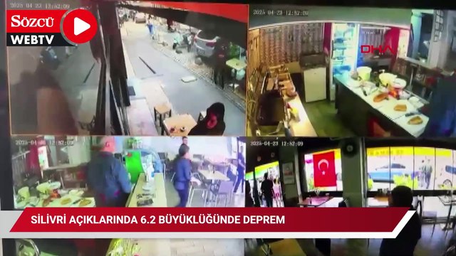 Silivri açıklarında 6.2 büyüklüğünde deprem; Tekirdağ'dan deprem anı