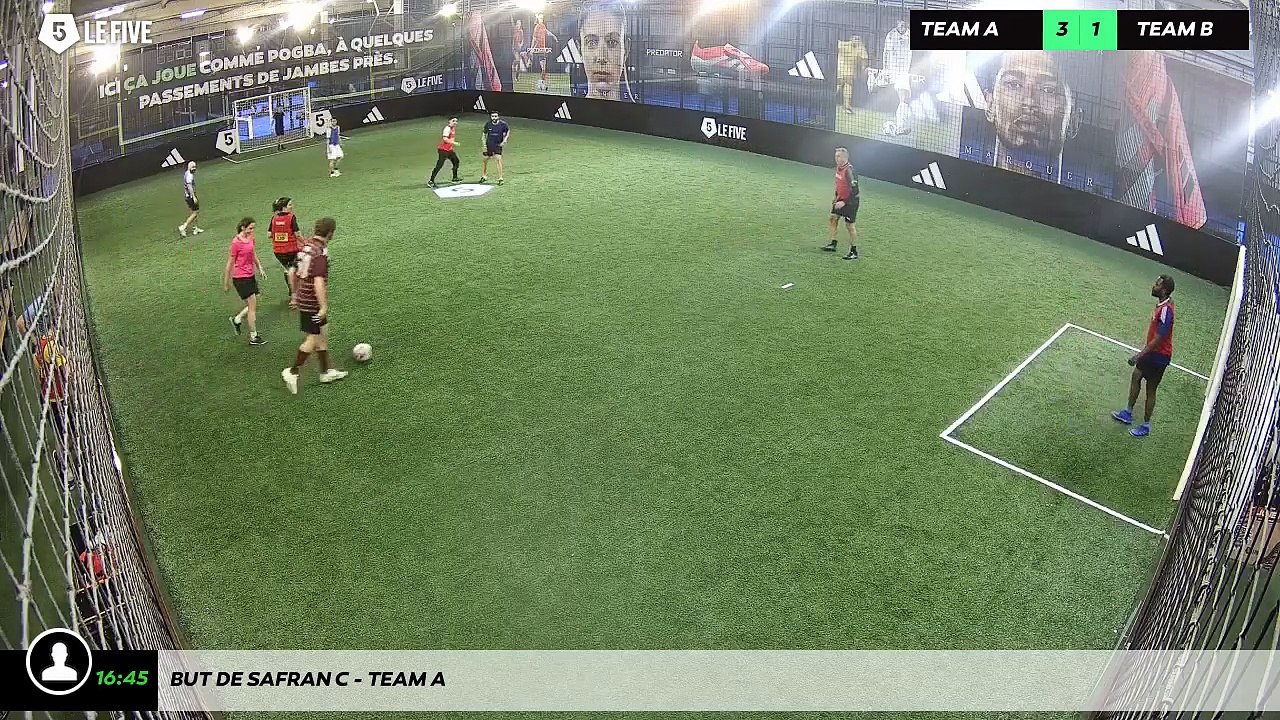 But de Safran C - Team A