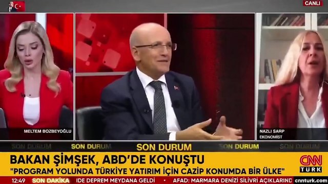 Ünlü spiker depreme canlı yayında yakalandı! Panik içinde annesine seslendi