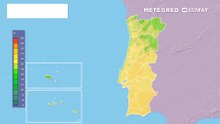 Temperaturas aumentam em Portugal Continental e esperam-se valores de temperatura máxima até 25 ºC.