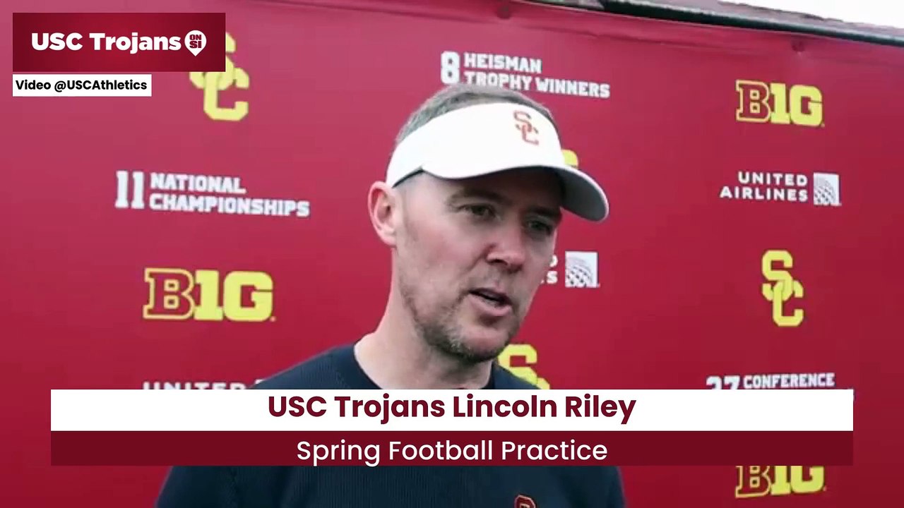 USC Trojans Lincoln Riley Evaluates Defensive Linemen