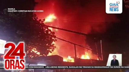 Mga nasunugan sa Port Area, halos walang naisalbang gamit | 24 Oras