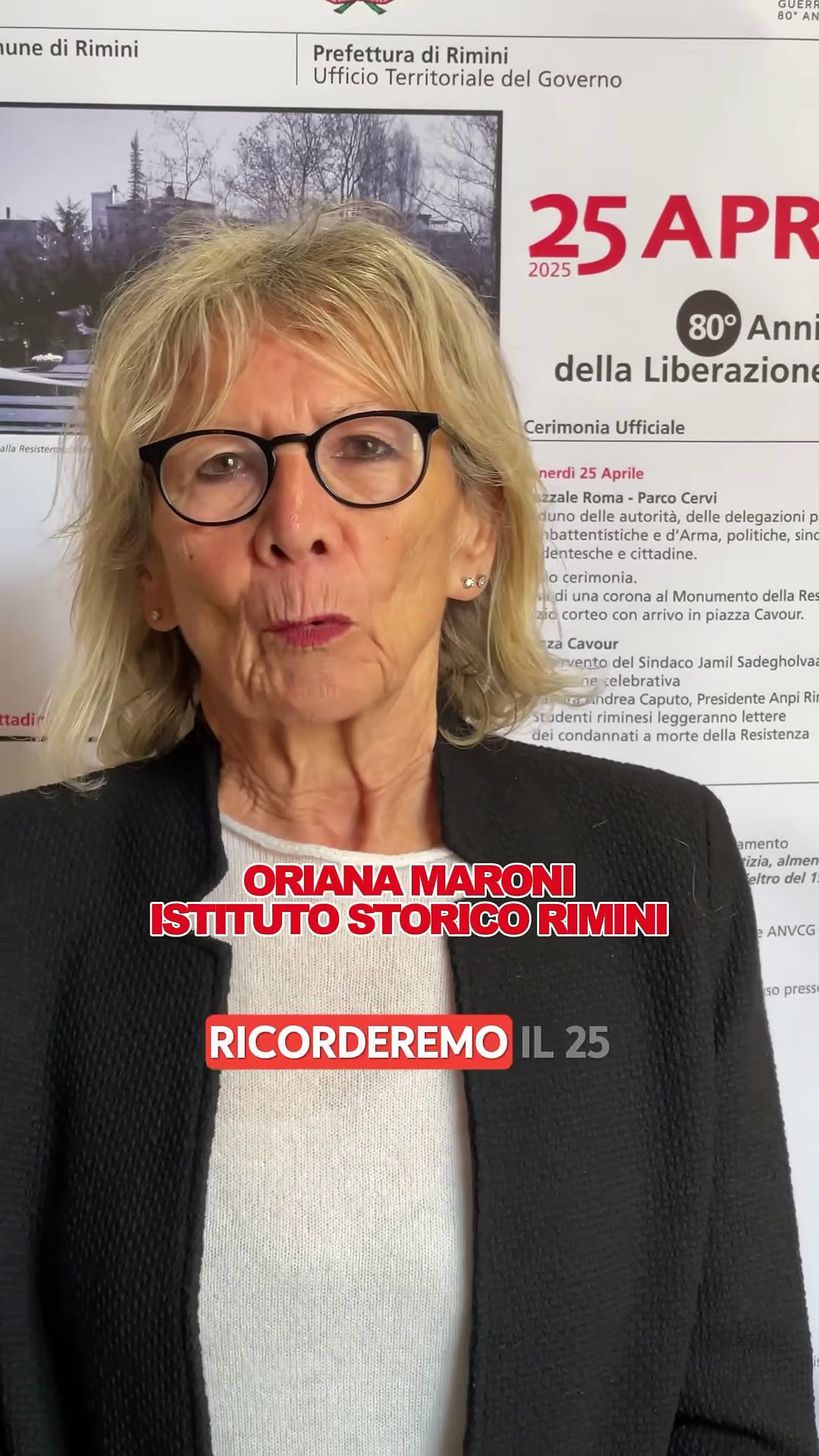 Video Rimini - Rimini fu insignita della Medaglia d'oro al Valore civile (23.04.25)