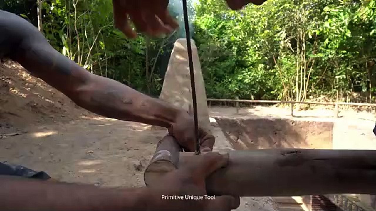 90 Days Build Underground Hut with Grass Roof and Swimming Pool with Waterslide (1)