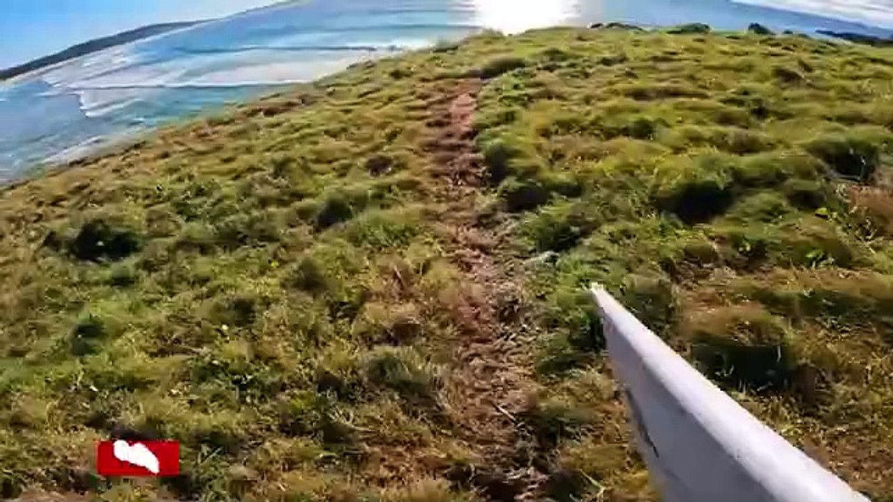 SURFING MAGIC WAVES UP THE COAST! (RAW POV)