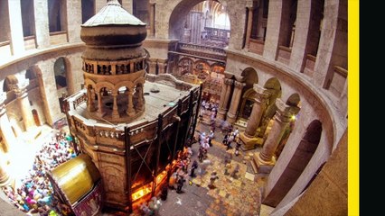 Holly fire in Jerusalem