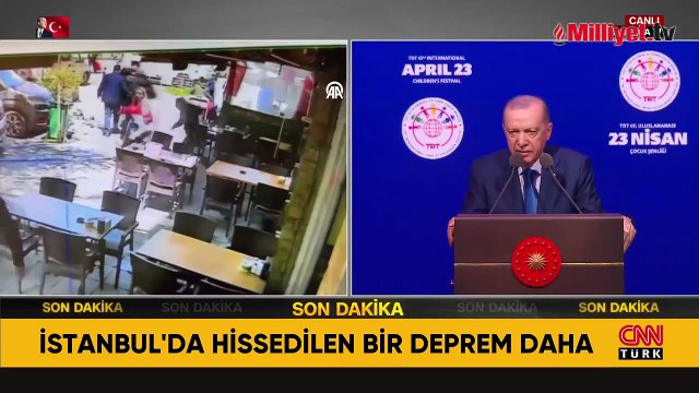Cumhurbaşkanı Erdoğan'dan deprem açıklaması: Tüm kurumlarımız teyakkuz halinde