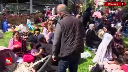 Bahçelievler'de vatandaşlar parklara akın etti