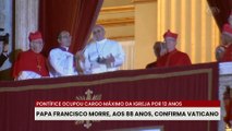 Papa Francisco morre, aos 88 anos, em Roma
