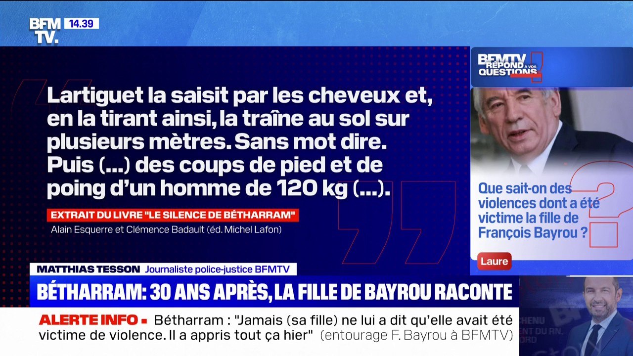 Affaire Bétharram: la fille de François Bayrou peut-elle porter plainte? BFMTV répond à vos questions