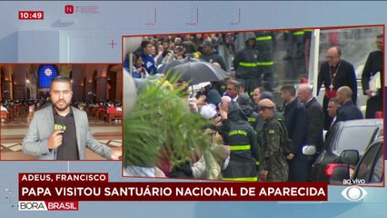 Papa Francisco visitou duas vezes Santuário de Aparecida, em SP