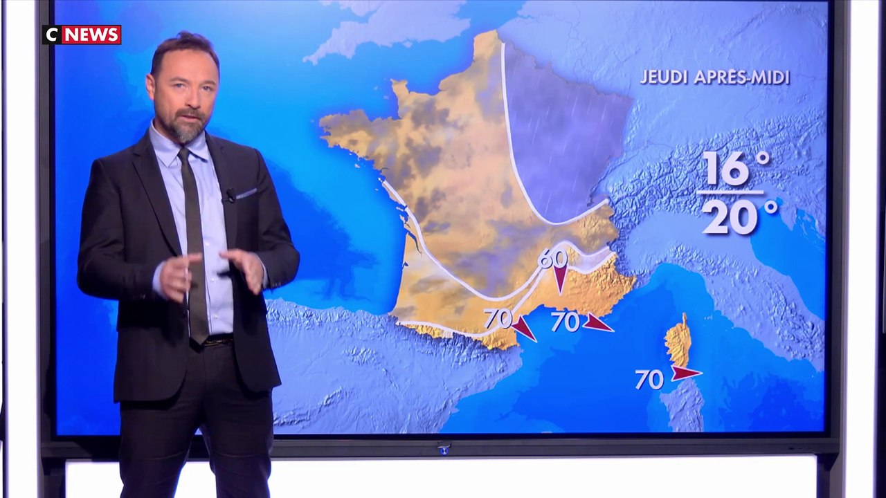 Les départements placés en vigilance ce mercredi