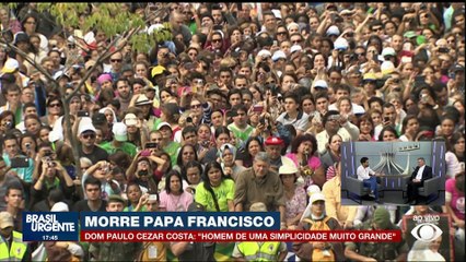 Papa Francisco queria uma igreja misericordiosa, diz arcebispo de Brasília