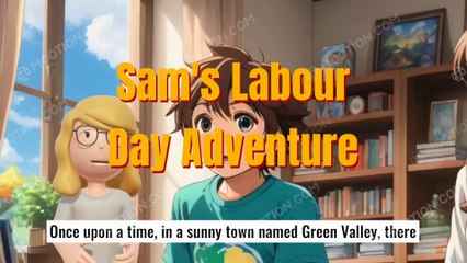 Sam's Labour Day Adventure|The Little Heroes of Labour Day - Bilingual Story for Kids (Urdu/English) | Moral Tale Gone VIRAL|best bedtime story for kid