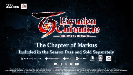 Eiyuden Chronicle Hundred Heroes Official The Chapter of Markus Launch Trailer