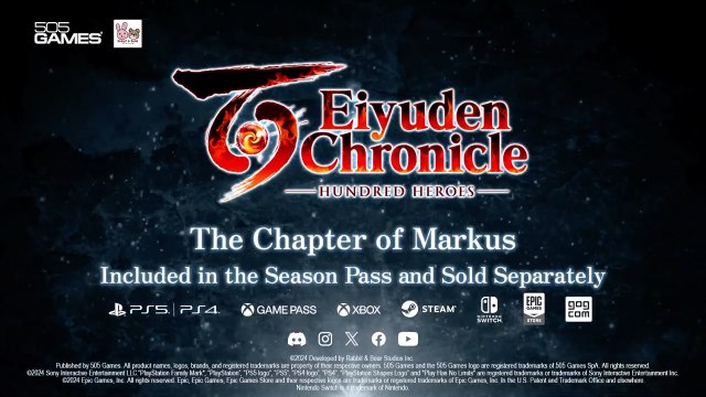 Eiyuden Chronicle Hundred Heroes Official The Chapter of Markus Launch Trailer