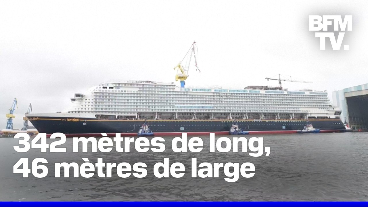 Disney dévoile un immense bateau de croisière de 342 mètres de long