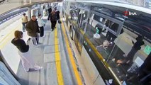 Metrobüste korkunç saniyeler! Deprem anında metrobüs beşik gibi sallandı