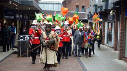 St Georges Day parades in Gravesend and Dartford